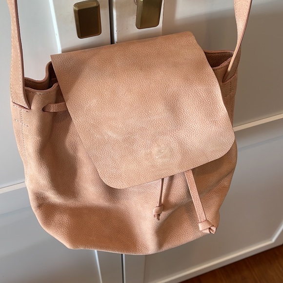 Jigsaw brand Wonens blush suede small bucket crossbody - Picture 6 of 6